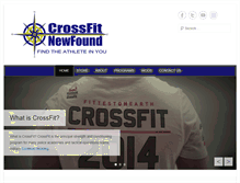 Tablet Screenshot of crossfitnewfound.com